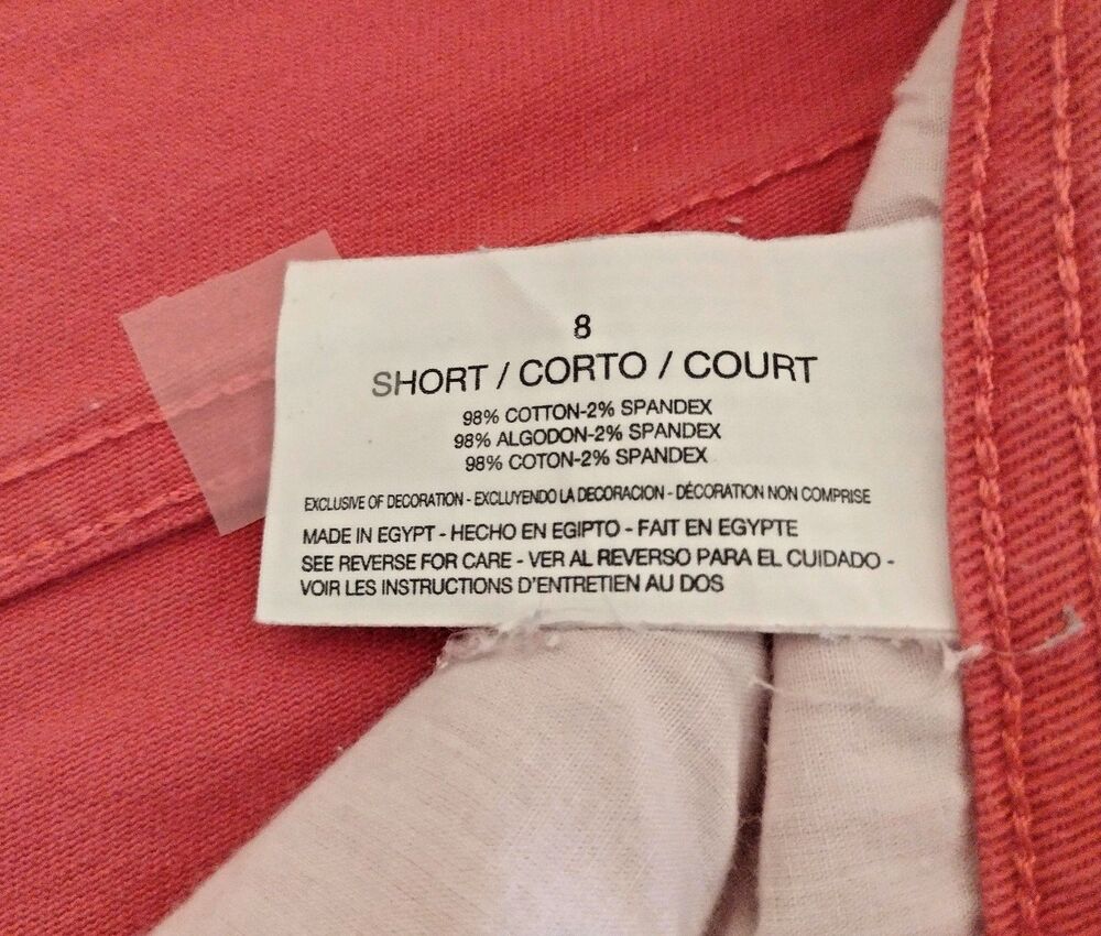 Gloria Vanderbilt Womens Size 8 Short Amanda Straight Leg Coral Denim Jeans - Picture 8 of 9